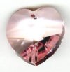 1 18mm Preciosa Light Pink Heart